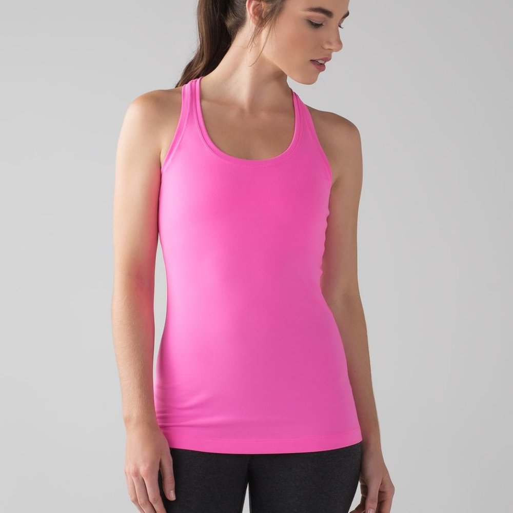 Lululemon Cool Racerback Tank - Pink - Size 8